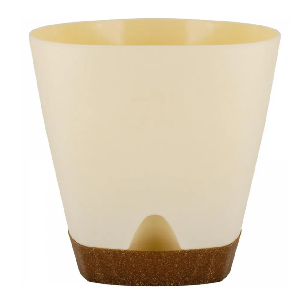 Горшок "Wood", 2,5 л, сливочный