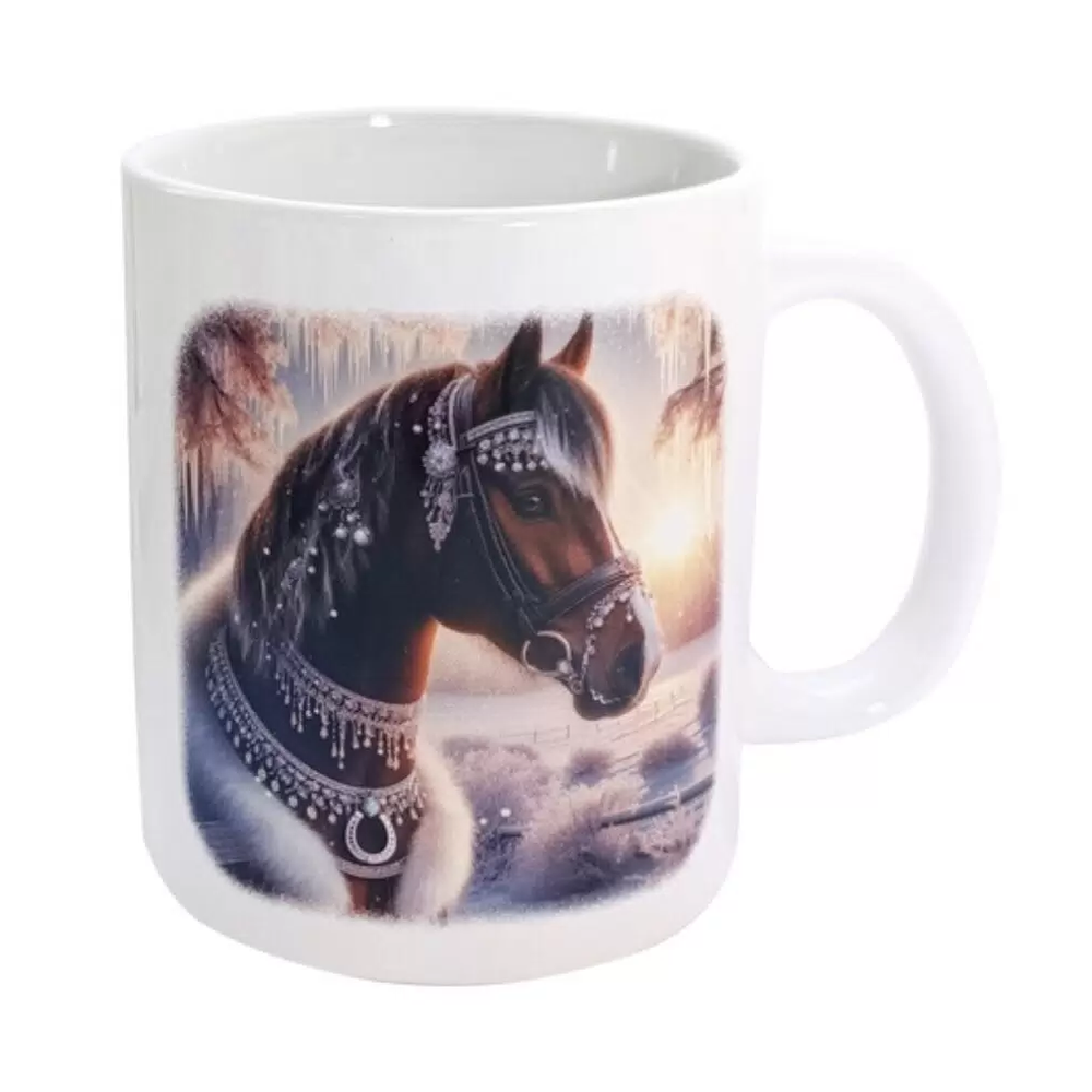 Кружка "Новогодняя лошадь", 350 мл, MFK20591