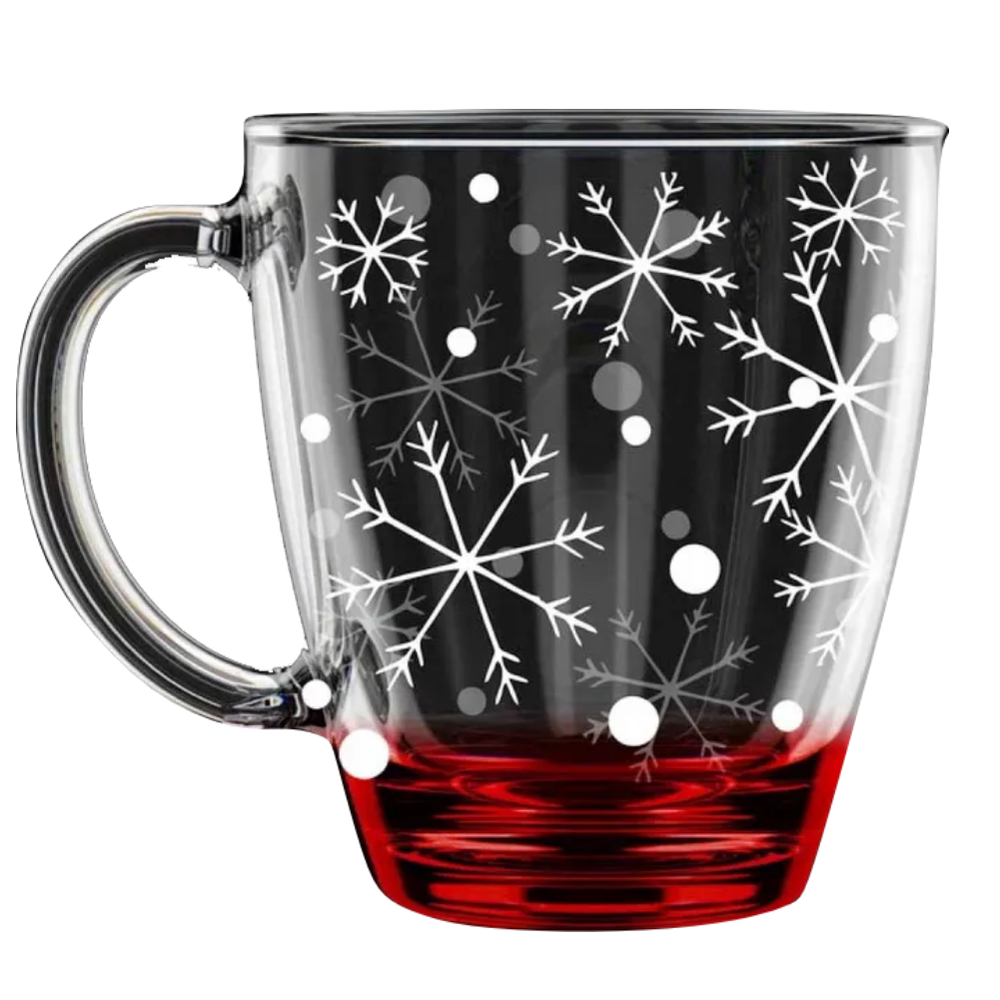 Кружка "Снегопад красный", 350 мл, 2025-ГН9