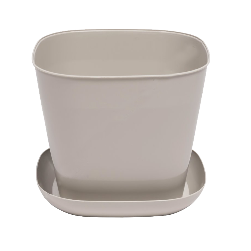 Кашпо квадратное, 5 л, агат