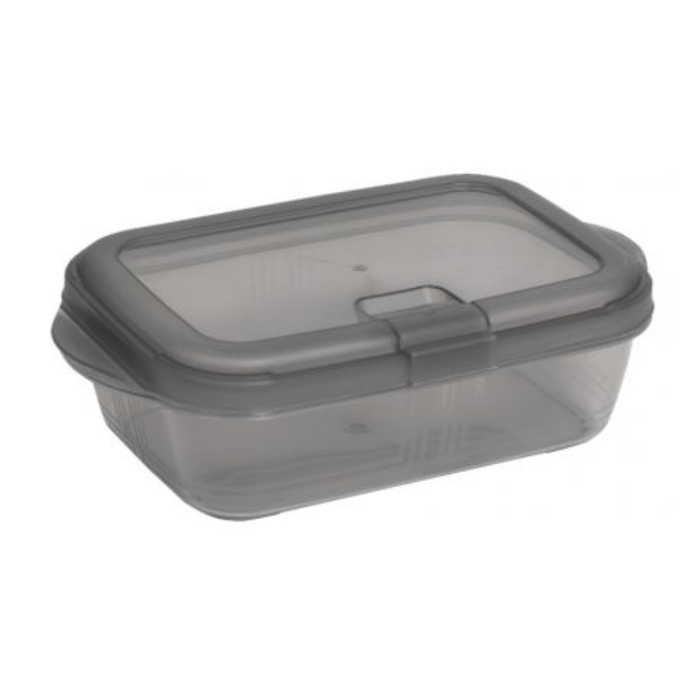 Контейнер "Push", для СВЧ, 1,9 л, графит, 491904