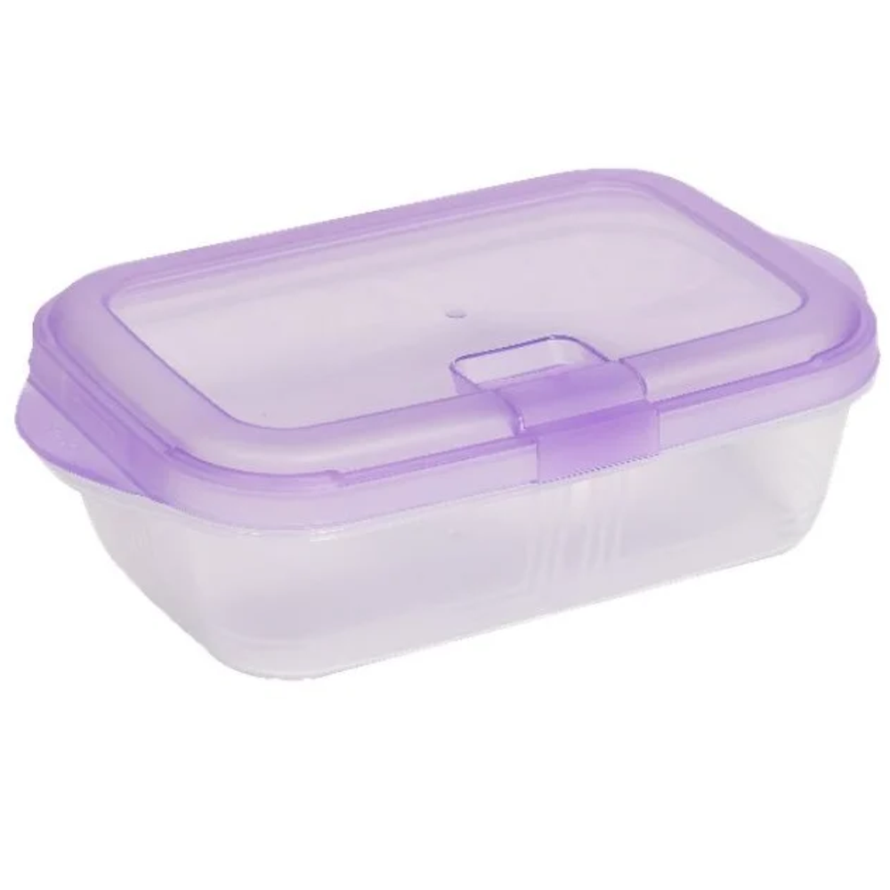 Контейнер "Push", для СВЧ, 1,9 л, лаванда, 491936