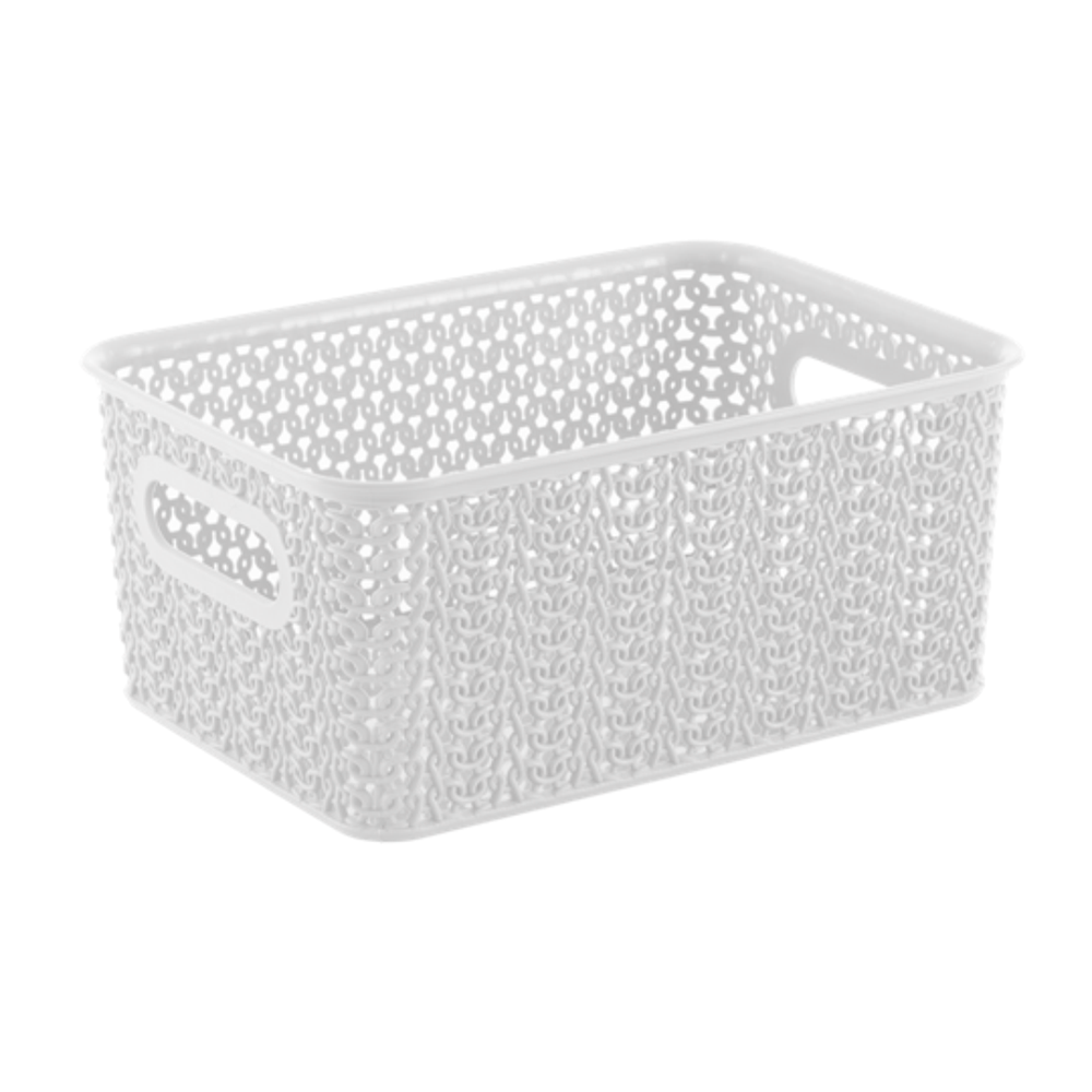 Корзинка "Вязь", 3 л, белый, 531006