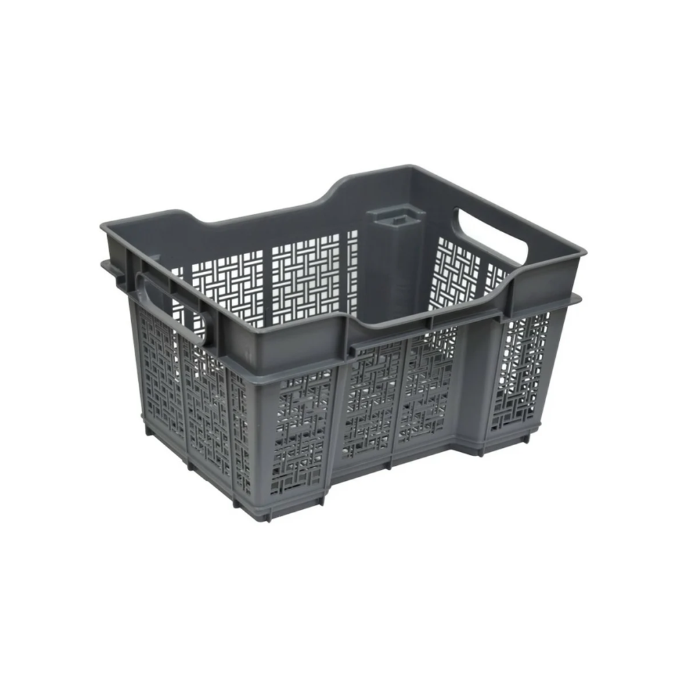 Ящик универсальный, 400х300х220 мм, 16 л, серый, 171608