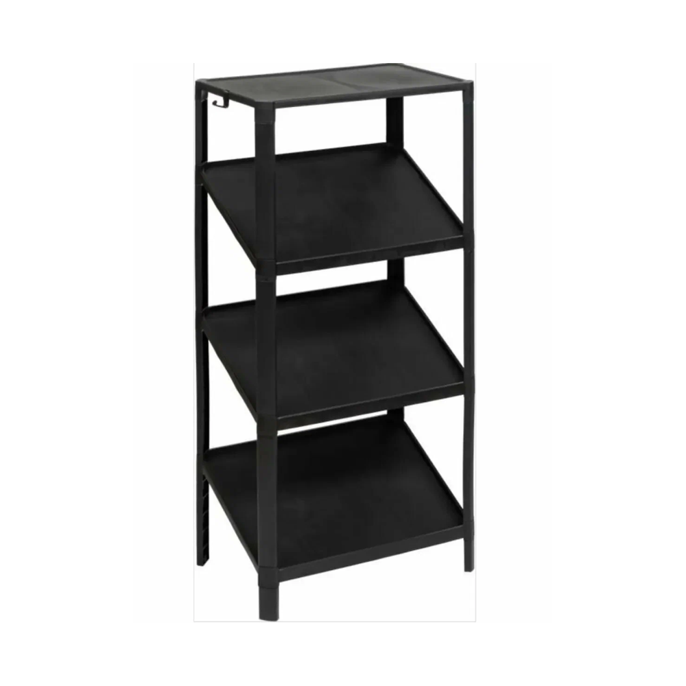 Этажерка "Vikea compact", для обуви, 3-х ярусная, черная, 785337