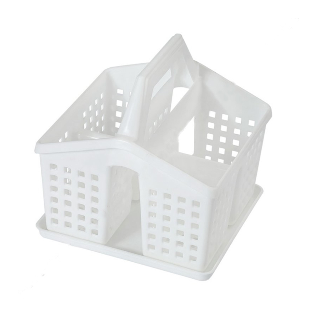 Подставка "Лофт", для столовых приборов, белый, 480006