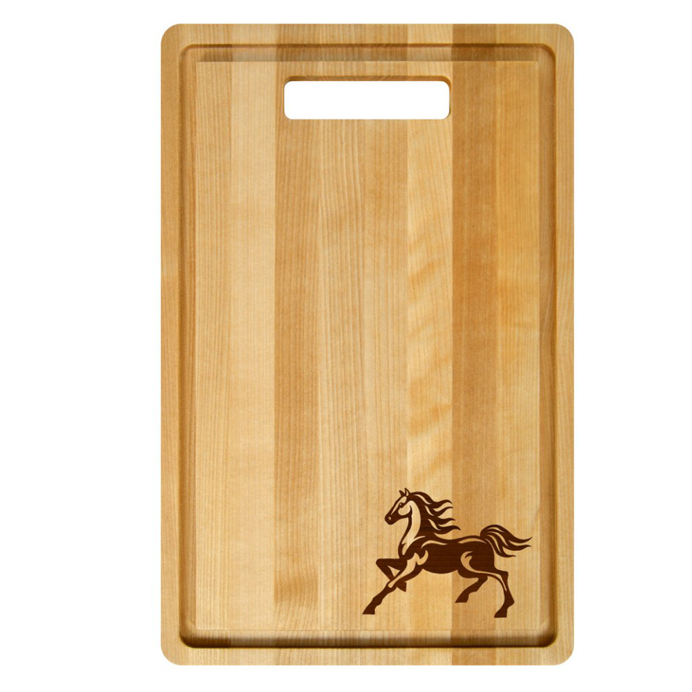 Доска разделочная "Мустанг", дерево, 30х20х0,8 см, МТ18-236