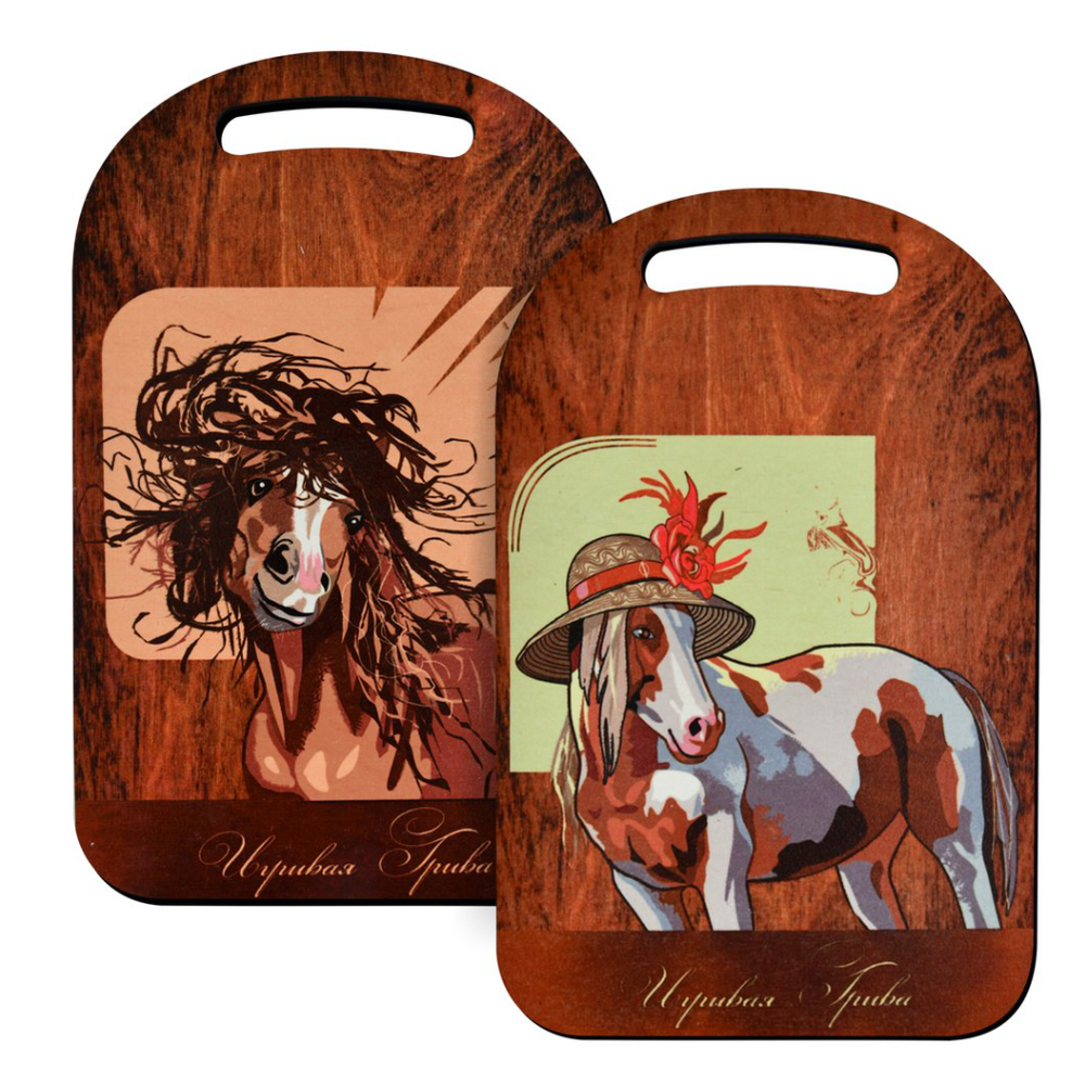 Доска разделочная "Игривая грив", 29х18,5 см, МТ88-557