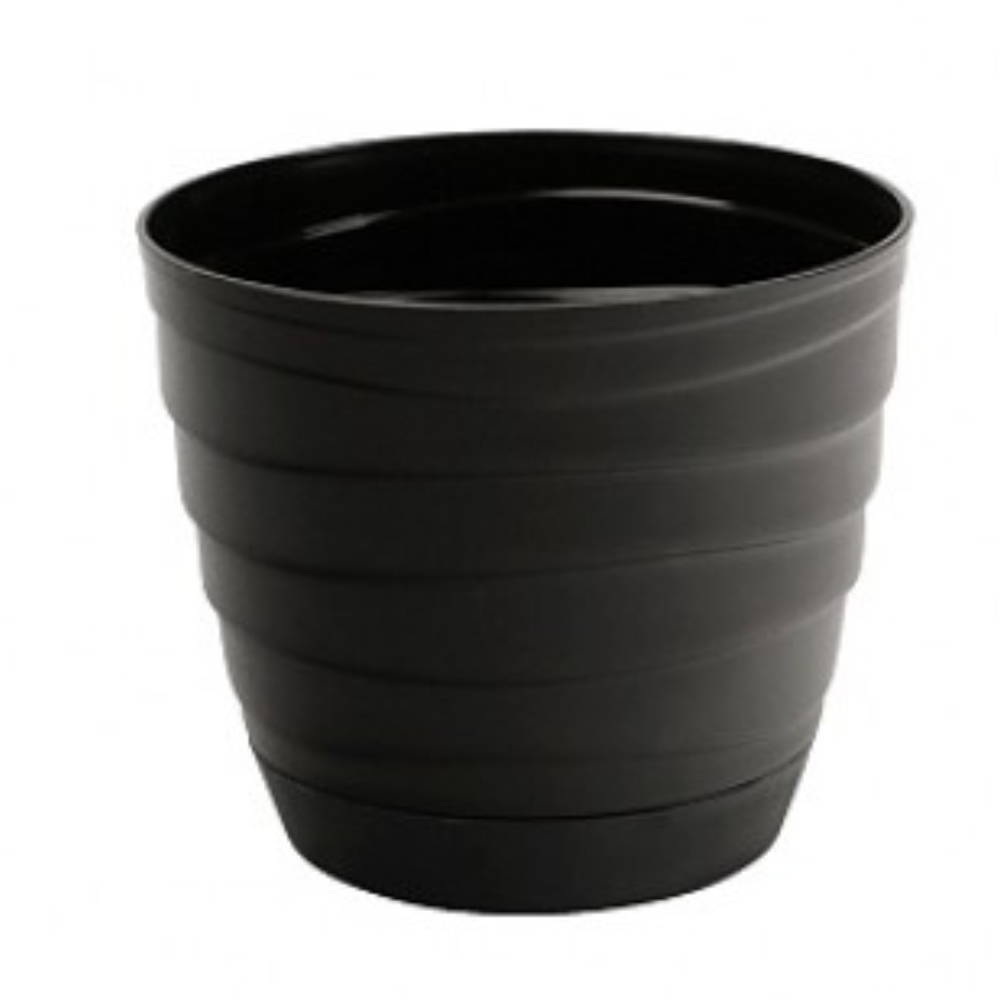 Горшок "Бриз", 2,7 л, черный