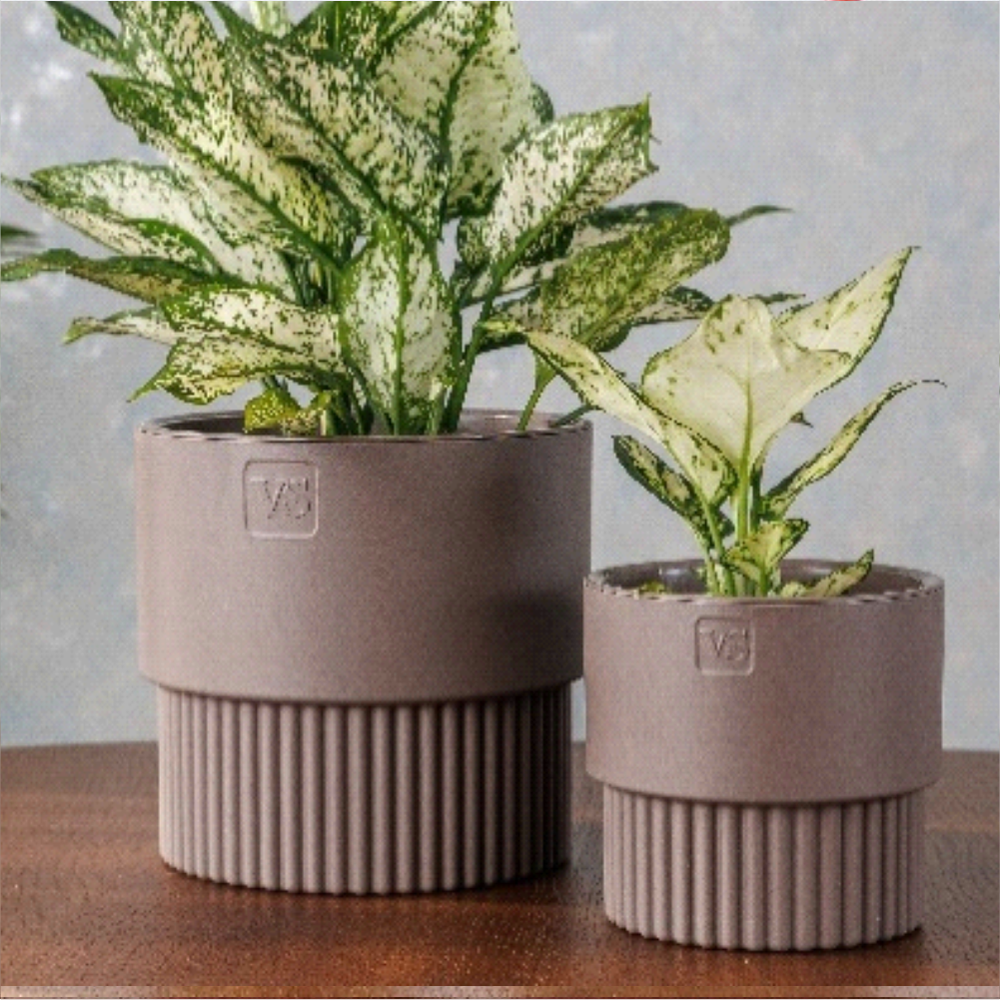 Горшок "Бостон", цилиндр, 1,6 л, шоколад