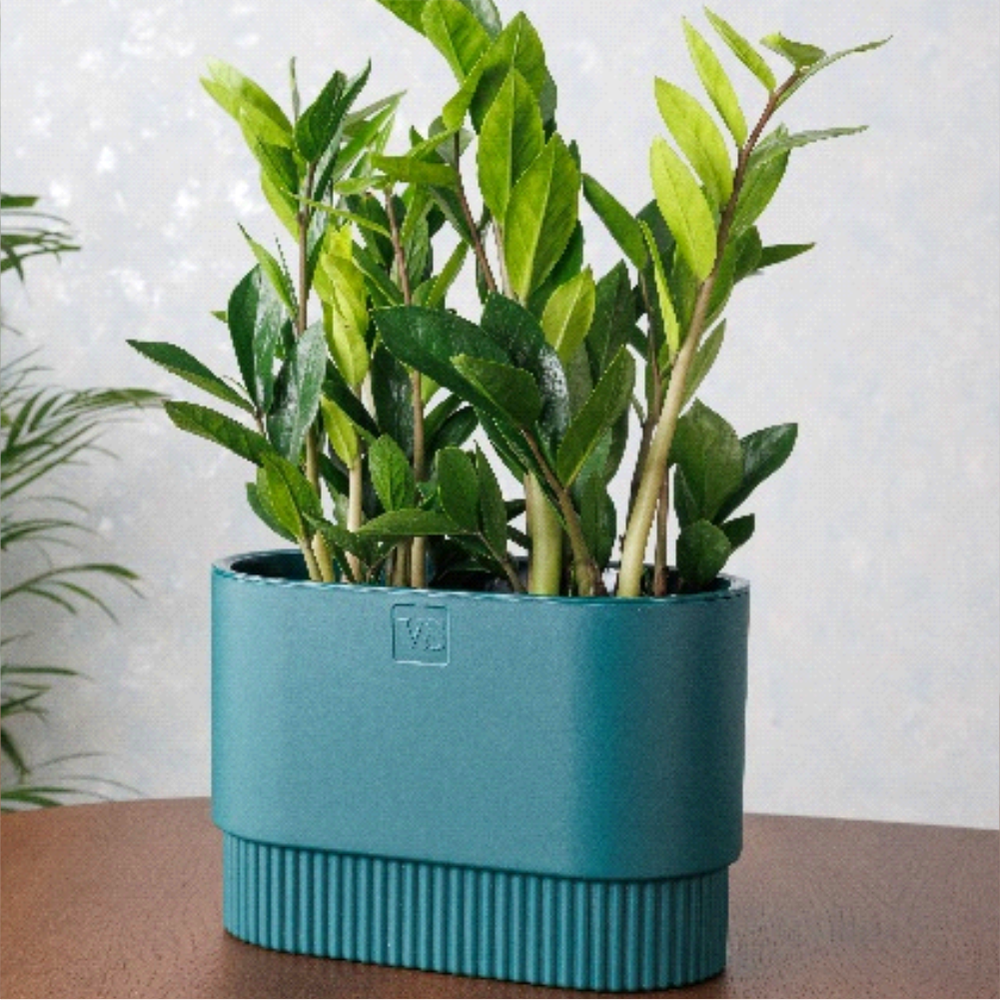 Горшок "Бостон", овал 7 л, изумруд