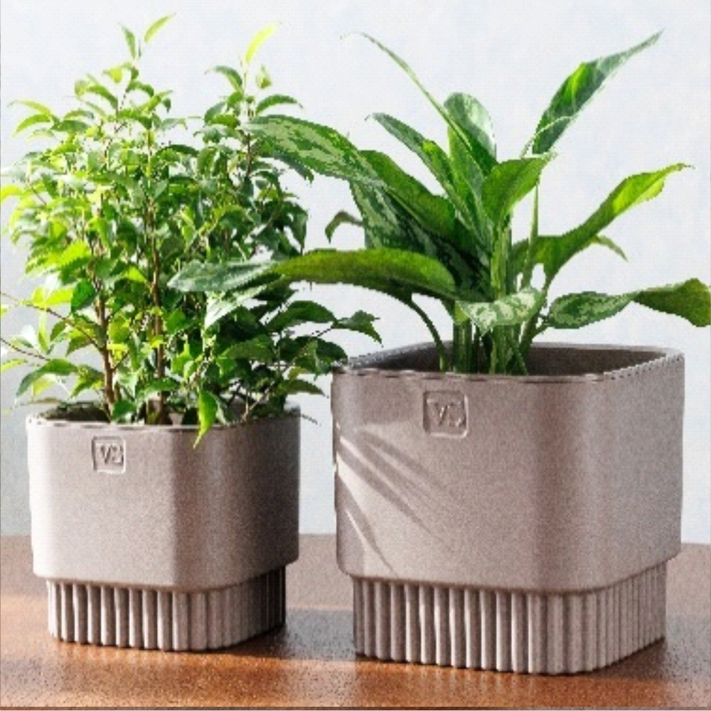 Горшок "Бостон", квадрат, 5,5 л, шоколад