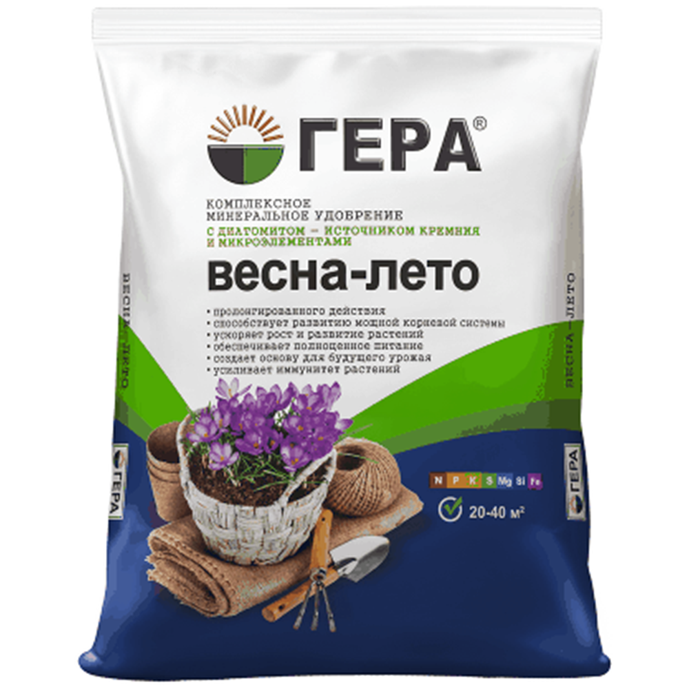 Удобрение "Гера", весна-лето, 900 г