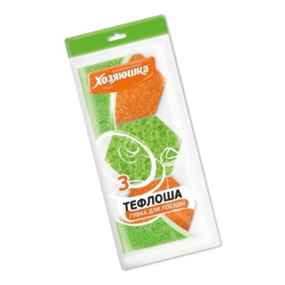 Губка "Мила", для посуды, макси, 3 штук, 01013