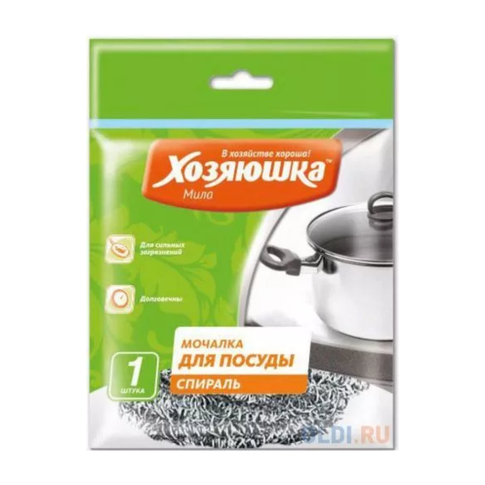 Мочалка "Мила", металлическая, 02015