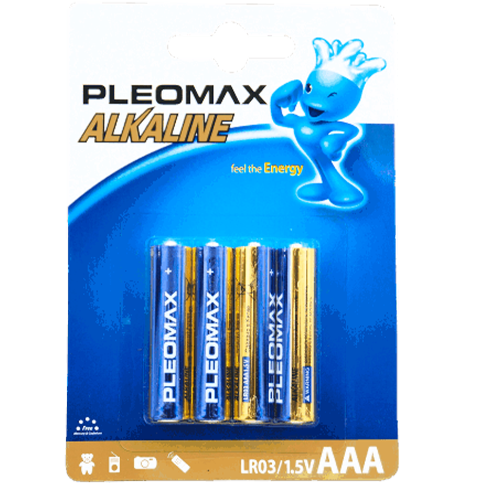 Батарейки алкалиновые "Samsung Pleomax", AAA (RL3)