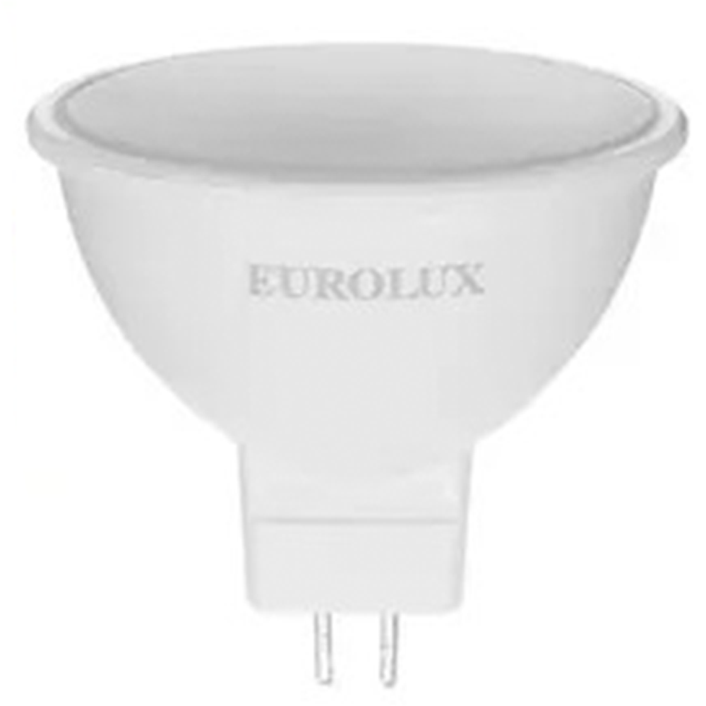 Лампа "Eurolux", светодиодная, LL-E-MR16-7W-230-4K-GU5.3 рефлектор, 7Вт, нейтральный