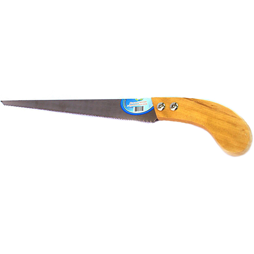 Ножовка садовая, прямая с деревянной ручкой, 010208