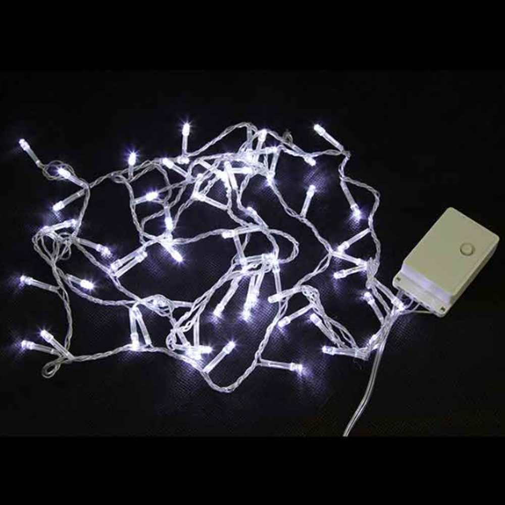 Гирлянда электрическая, белая, LED60-3-W 003216