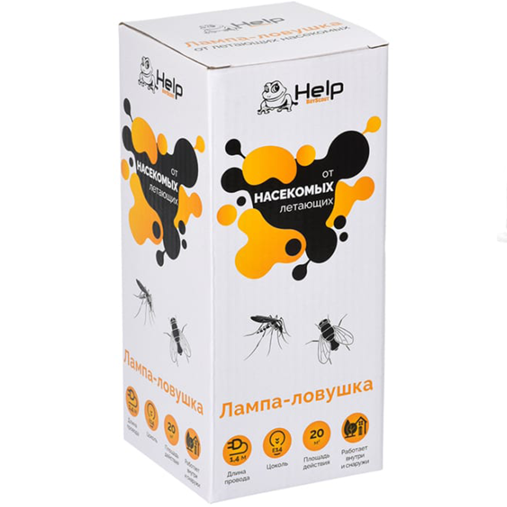 Лампа-ловушка "Help", от насекомых, 220 В