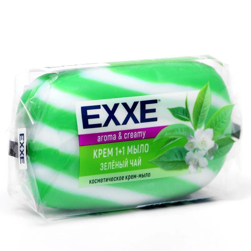 Крем - мыло "Exxe Aroma", зеленый чай, 80 г