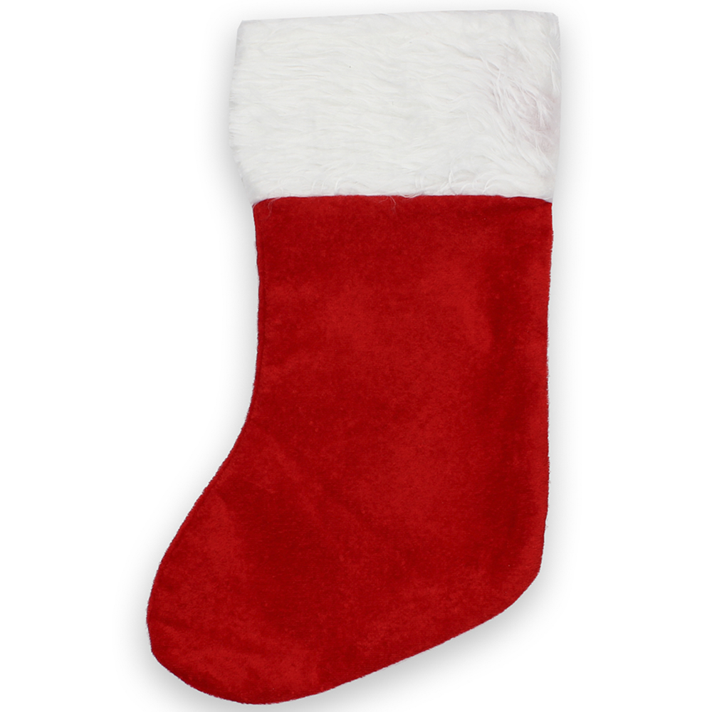 Носок для подарков "Новогодний красный", Т-4271