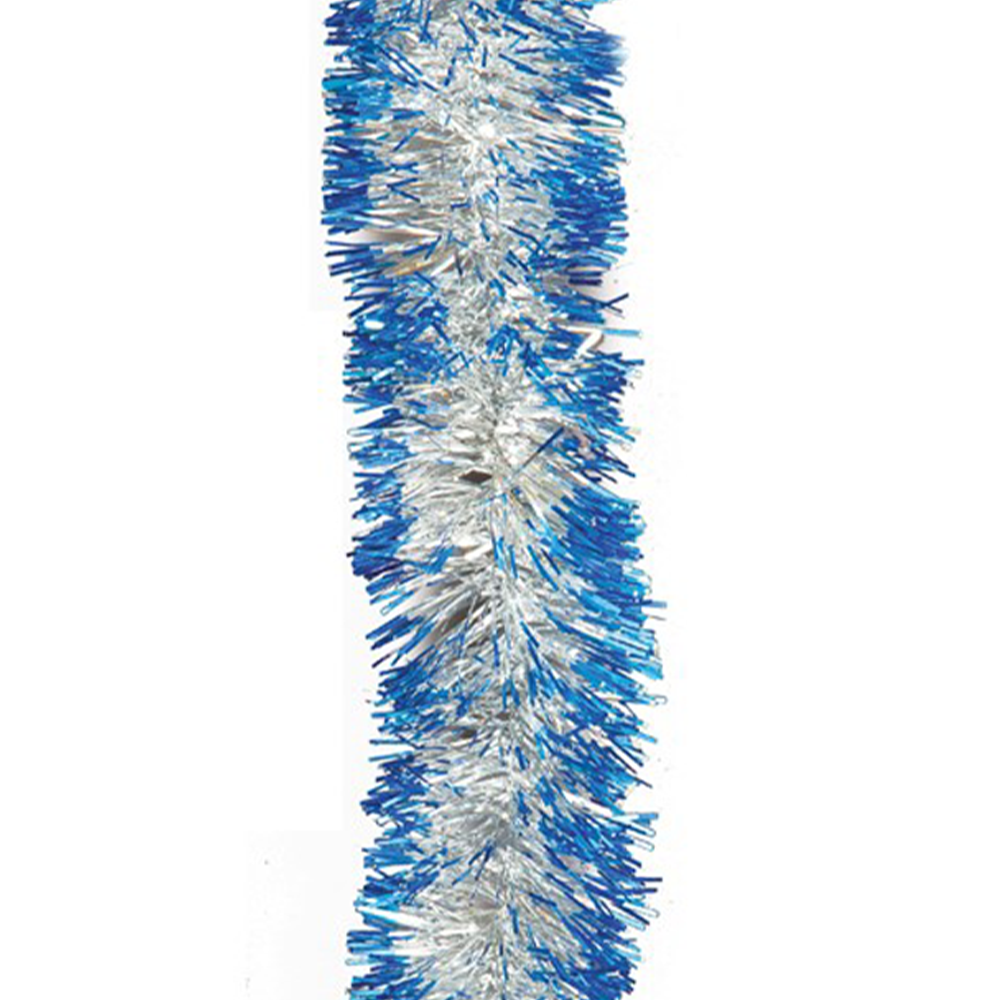 Мишура бело-голубая "Иней", 2 м, НУ-1529