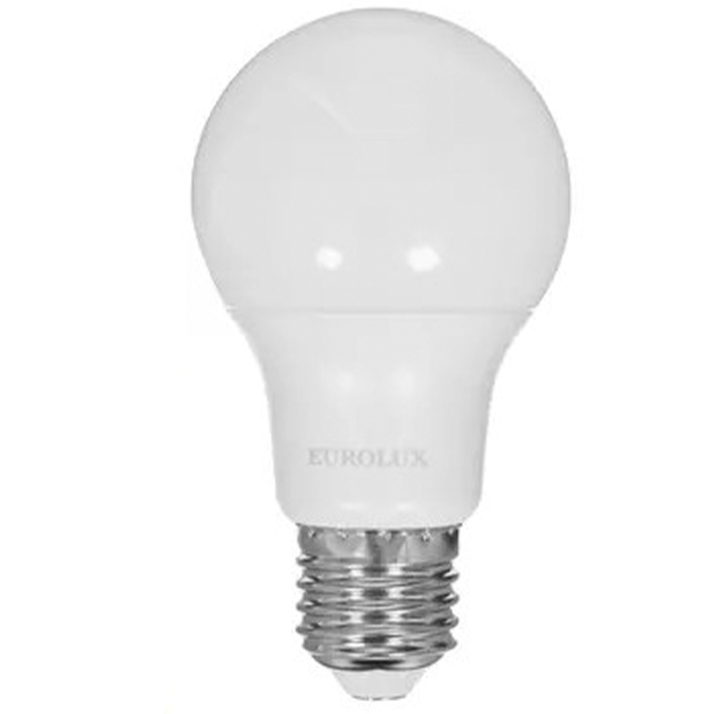 Светодиодная лампа "Eurolux", LL-E-A60-7W-230-4K-E27/груша, 7Вт, нейтральный