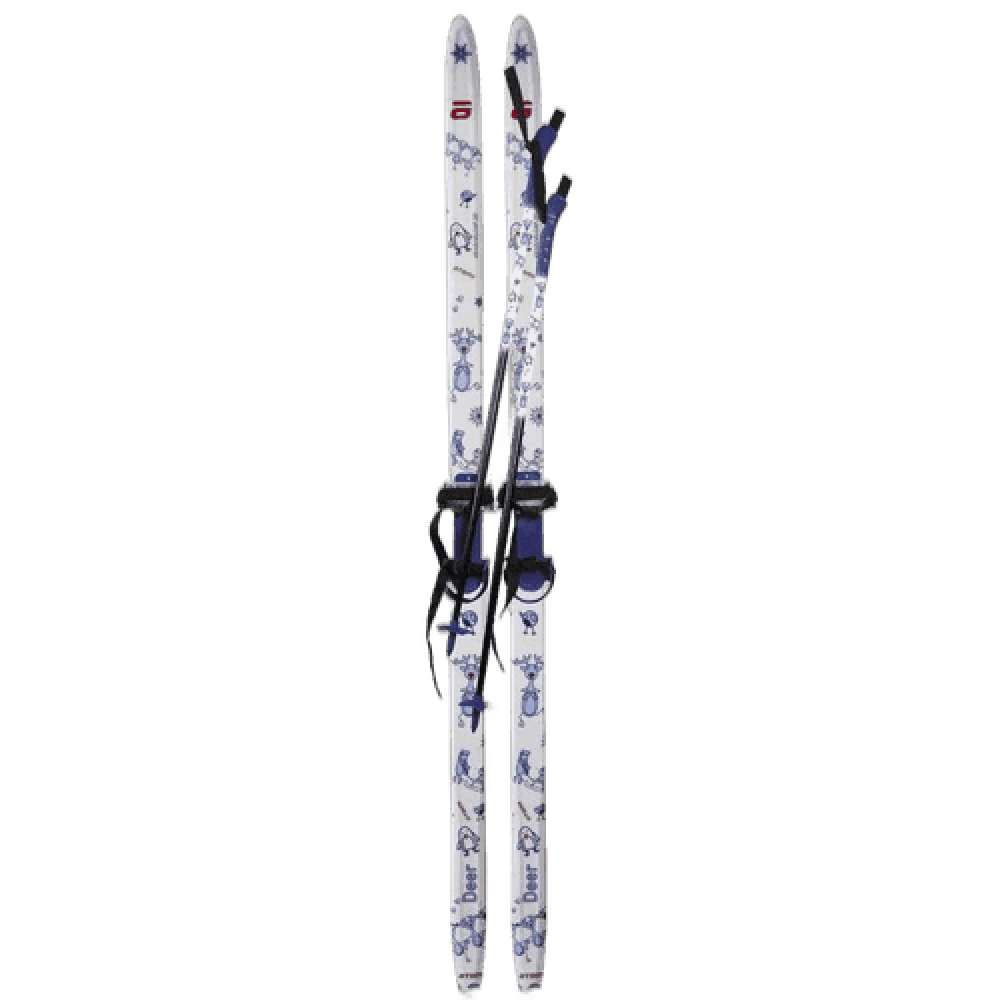 Комплект лыжный детский "Комби stel",  Deer, 110+70 см