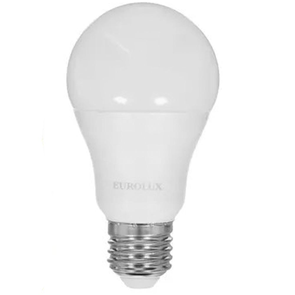 Светодиодная лампа "Eurolux", LL-E-A60-15W-230-2,7K-E27/груша, 15Вт, теплый белый
