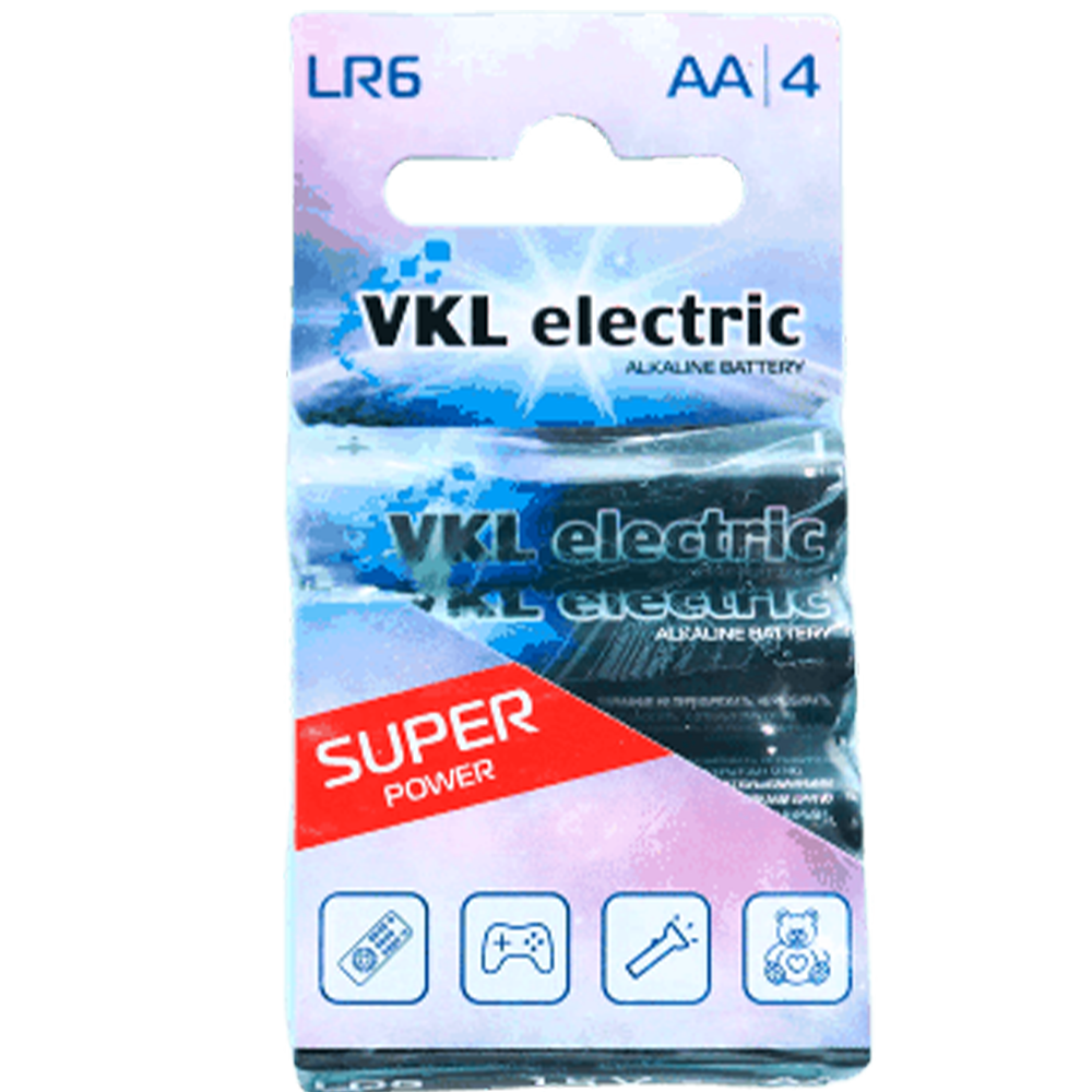 Батарейки "VKL Electric", AA (RL6)