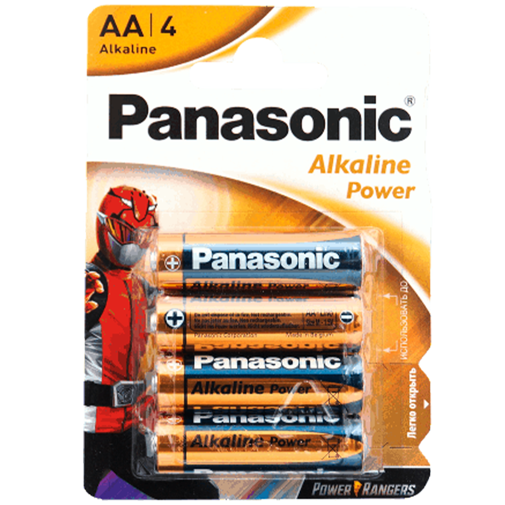Батарейки алкалиновые "Panasonic," AA (LR6)