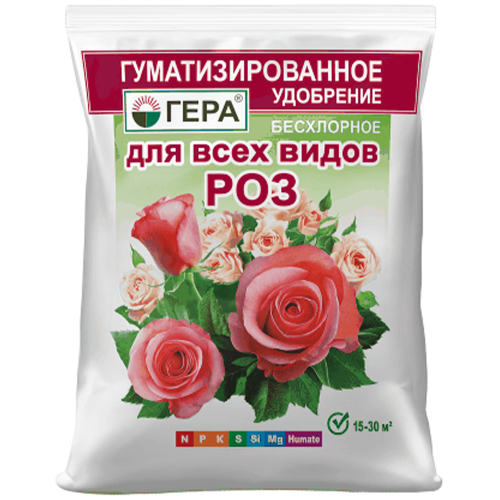 Удобрение "Гера", гуматизированное, для роз, 500 г