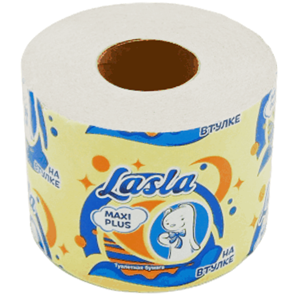 Бумага туалетная "Lasla", Maxi Plus, на тулке