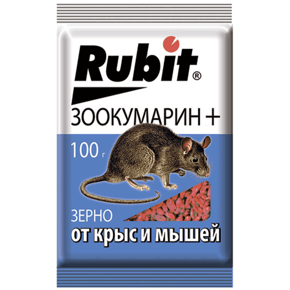 Средство от крыс и мышей "Зоокумарин +", 100 г