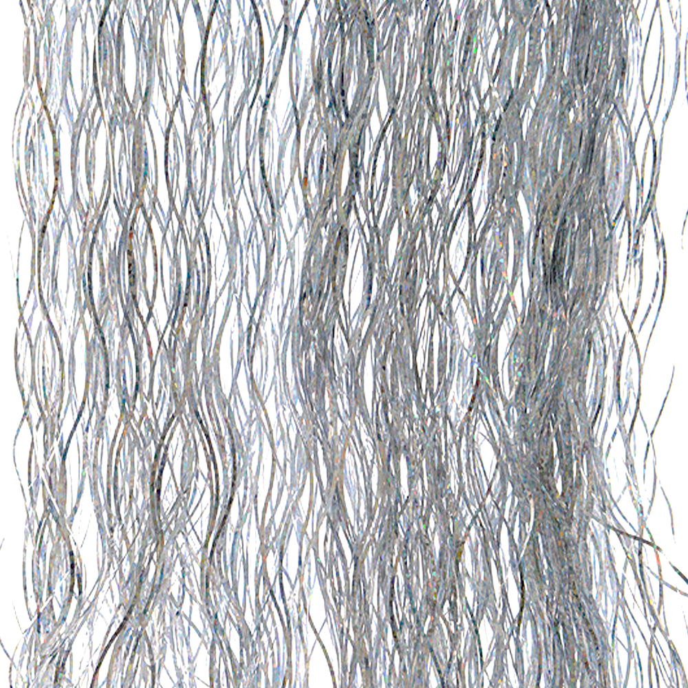 Дождик кудрявый, матовый, 10 см х 1 м, MAG19-104