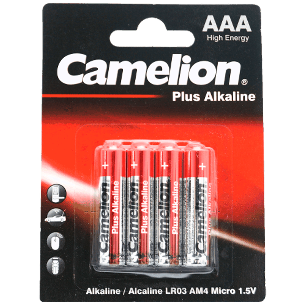 Батарейки алкалиновые "Camelion", AAA (LR3)