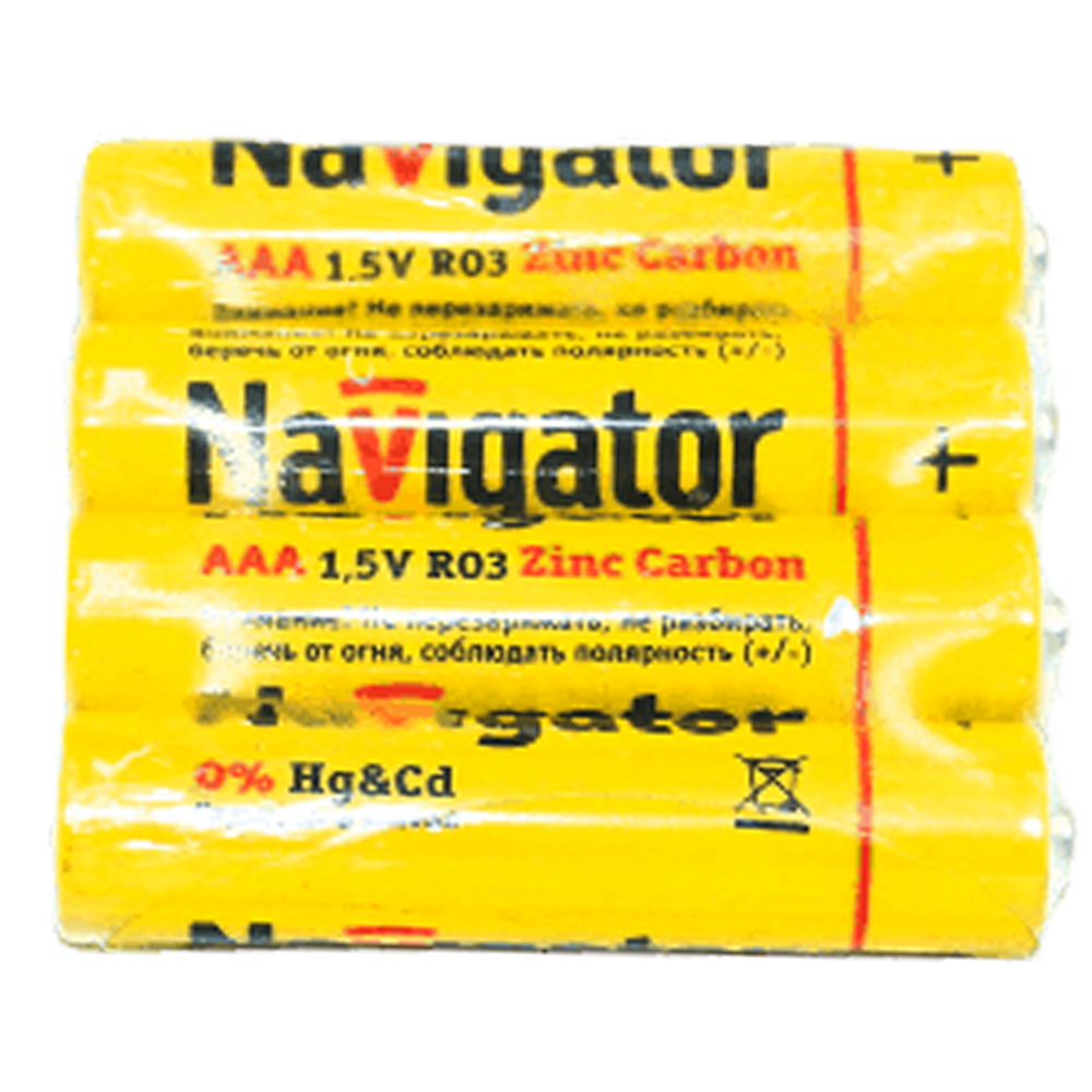 Батарейки "Navigator", AAA (R3)