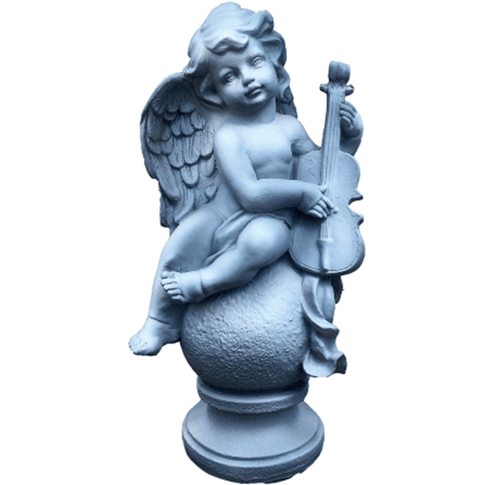 Фигура садовая "Ангел со скрипкой", фр-294, полистоун