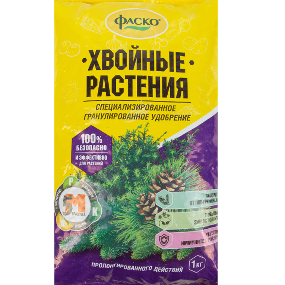 Удобрение "Фаско", для хвойных растений, 1 кг