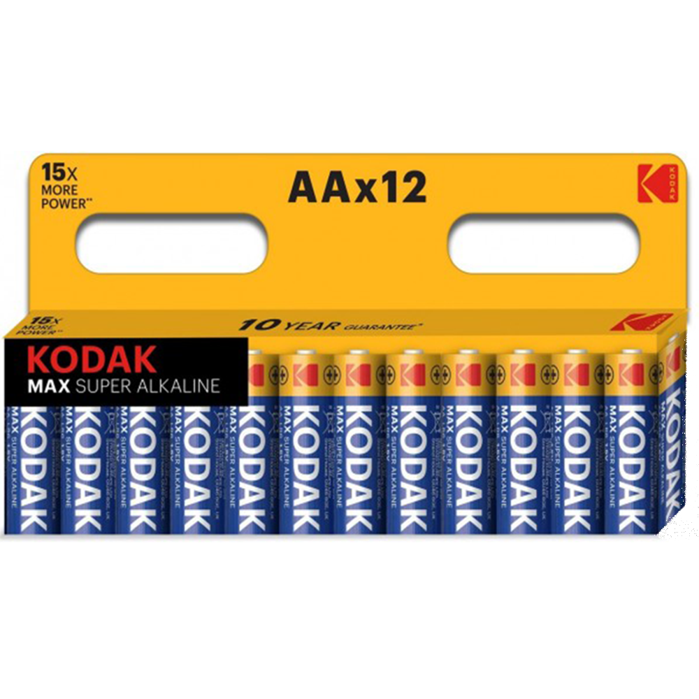 Батарейка "Kodak Max Alkaline", AA (LR6)-12BL