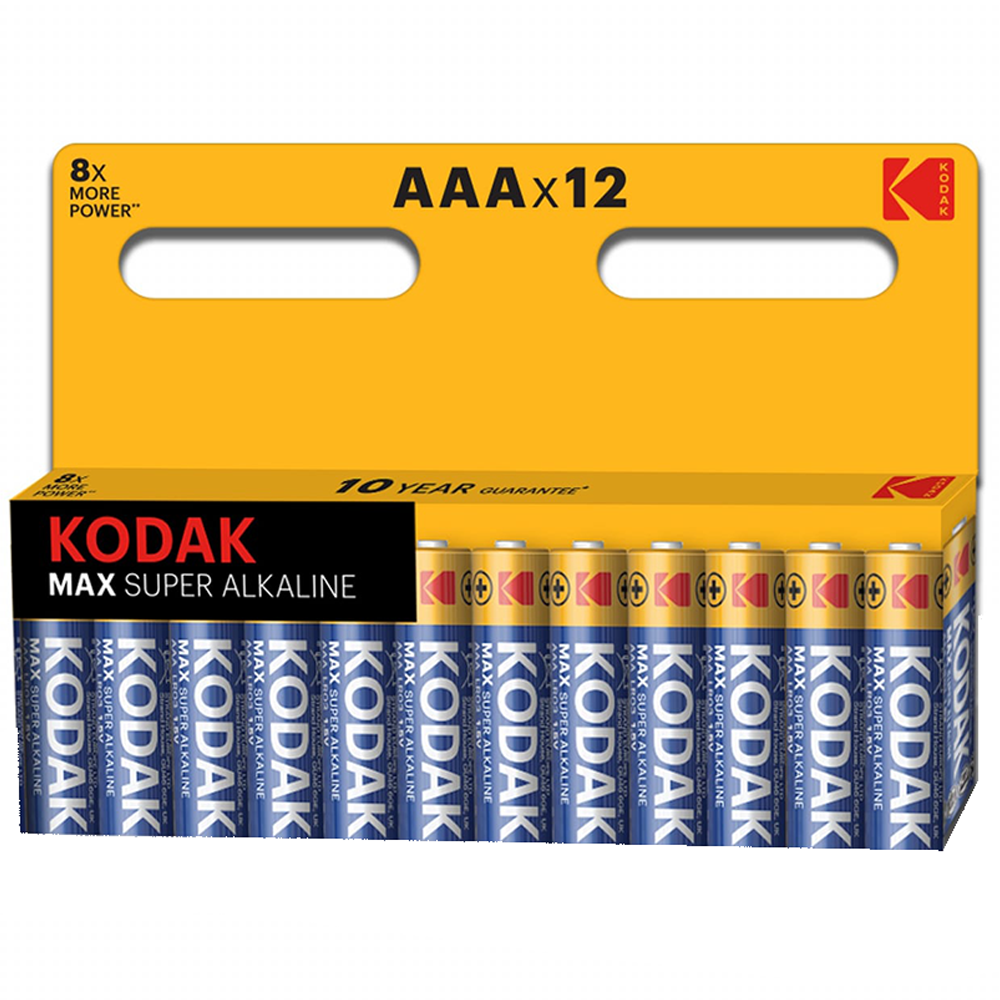Батарейка "Kodak Max Alkaline", AAA (LR3)-12BL