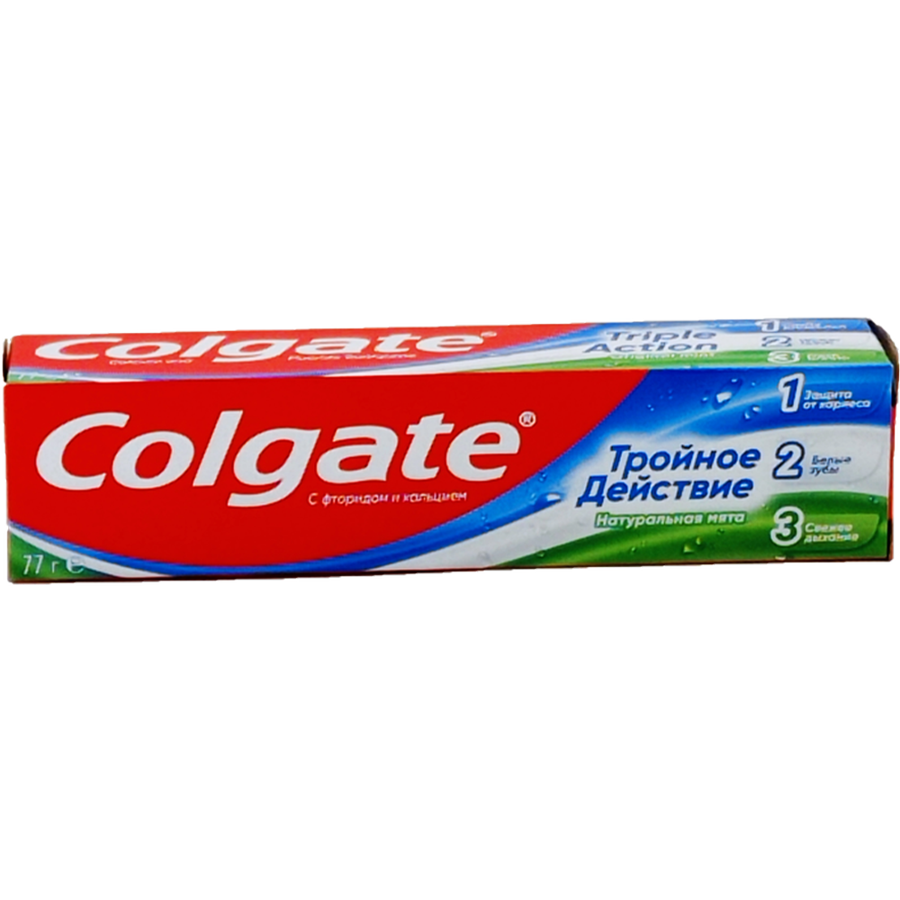 Зубная паста "Колгейт", тройное действие, 50 мл