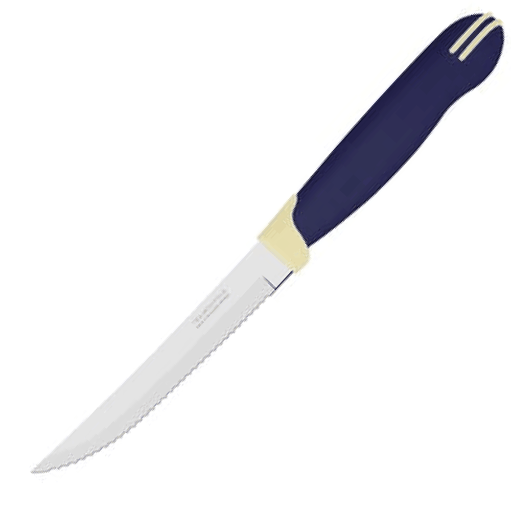 Нож блистер "Multicolor", зубчатый, 12,5 см