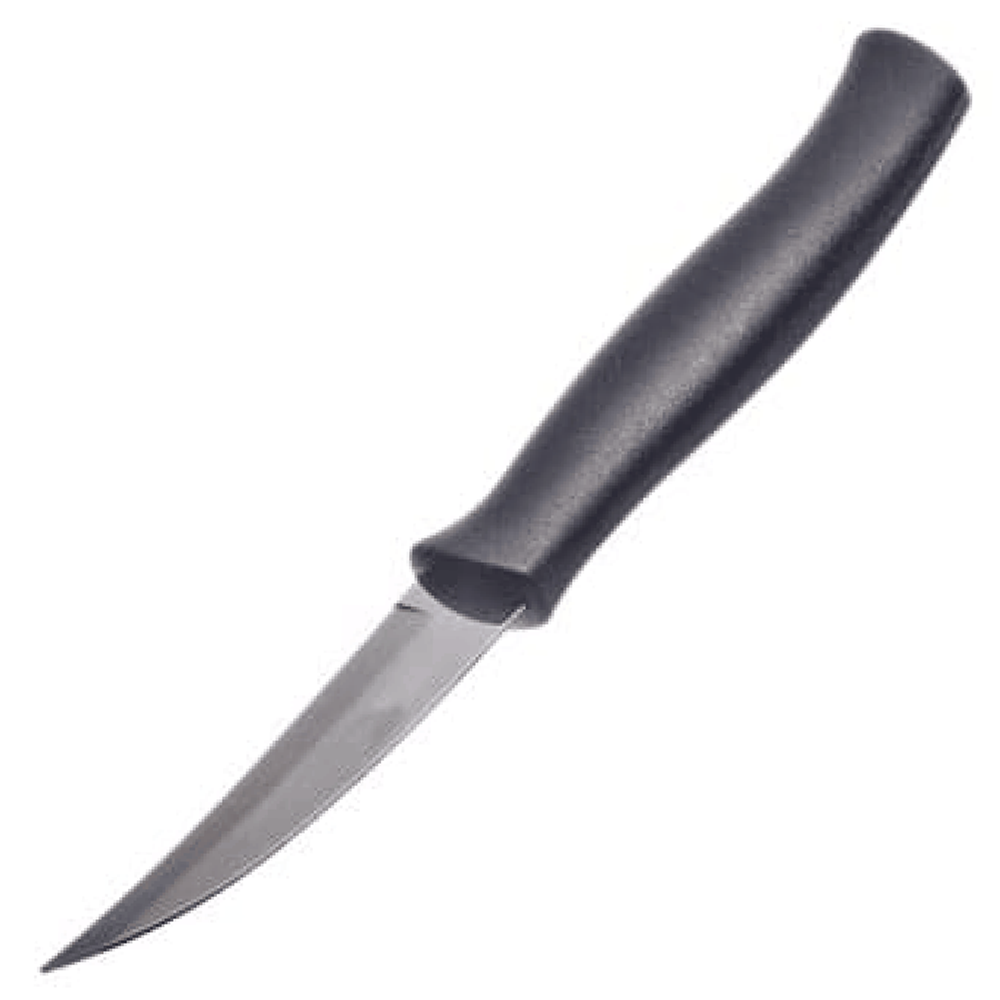 Нож "Athus", для овощей, черная ручка, 8 см
