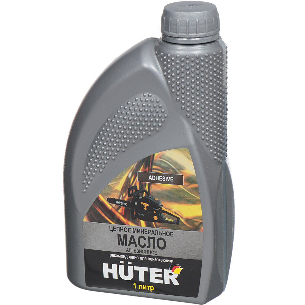 Масло "Huter", цепное минеральное, 1 л, 80W90