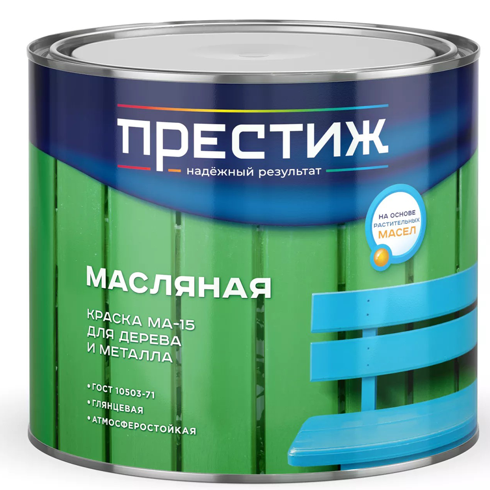 Краска "Престиж", МА-15, черная, 1,9 кг