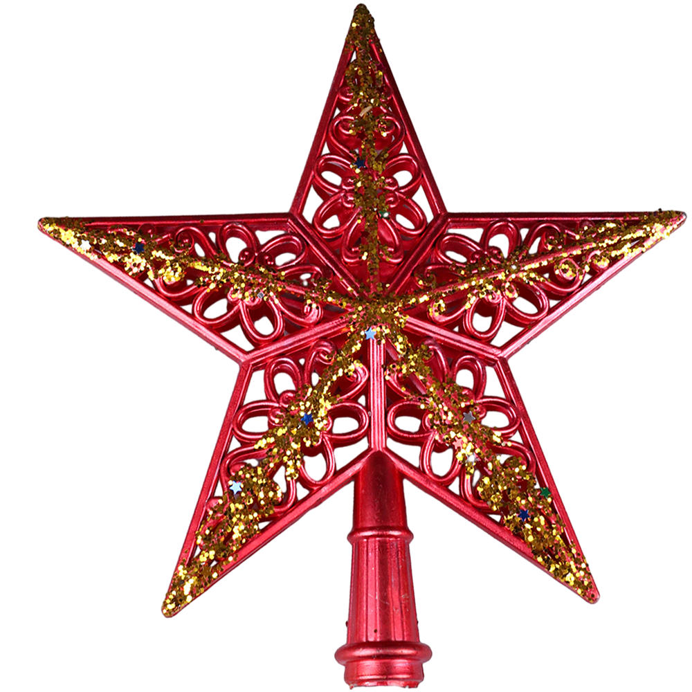 Верхушка на ёлку "Красная звезда", 20 х 20, НУ-1439