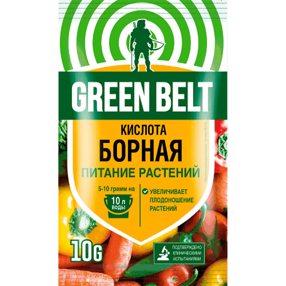 Удобрение "Кислота борная", Green Belt , 10 г