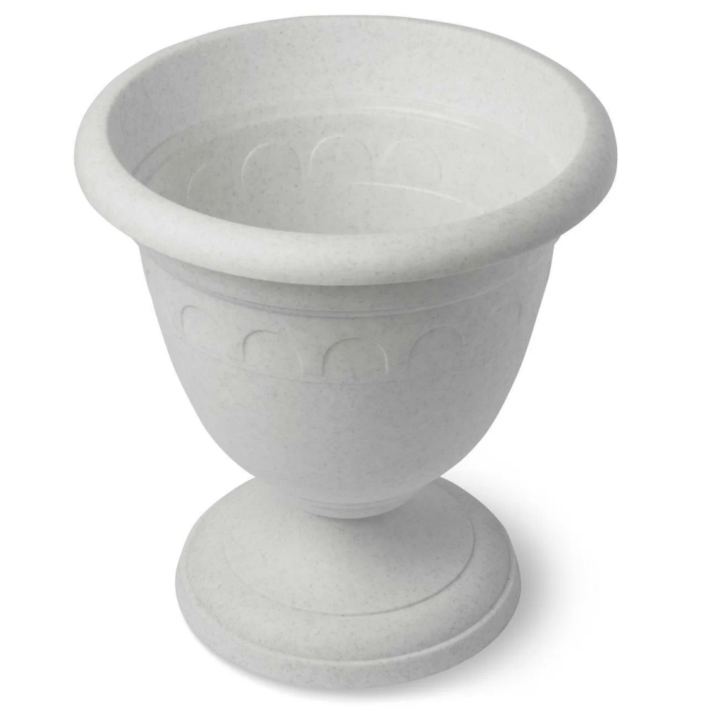 Вазон высокий, 0,8 л, мрамор